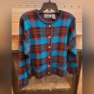 Ashley Hill Vintage Plaid Sweater (NWOT!)